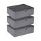 Bigso Large Gray Travel Packing Cubes, 3ct.